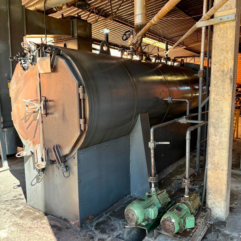 Caldeira Hbremer <br> • Capacidade: 1.500 kg/h <br>• Pressão: 10 bar - Imagem 5