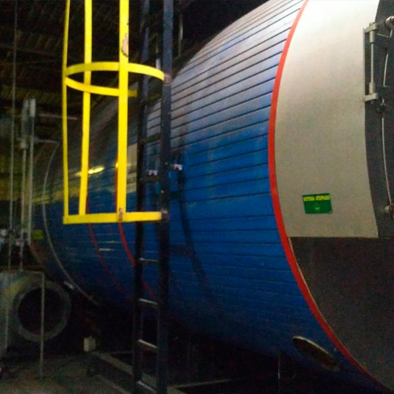 Caldeira Aalborg <br> • Capacidade: 12.000 kg/h <br>• Pressão: 15 bar - Imagem 3